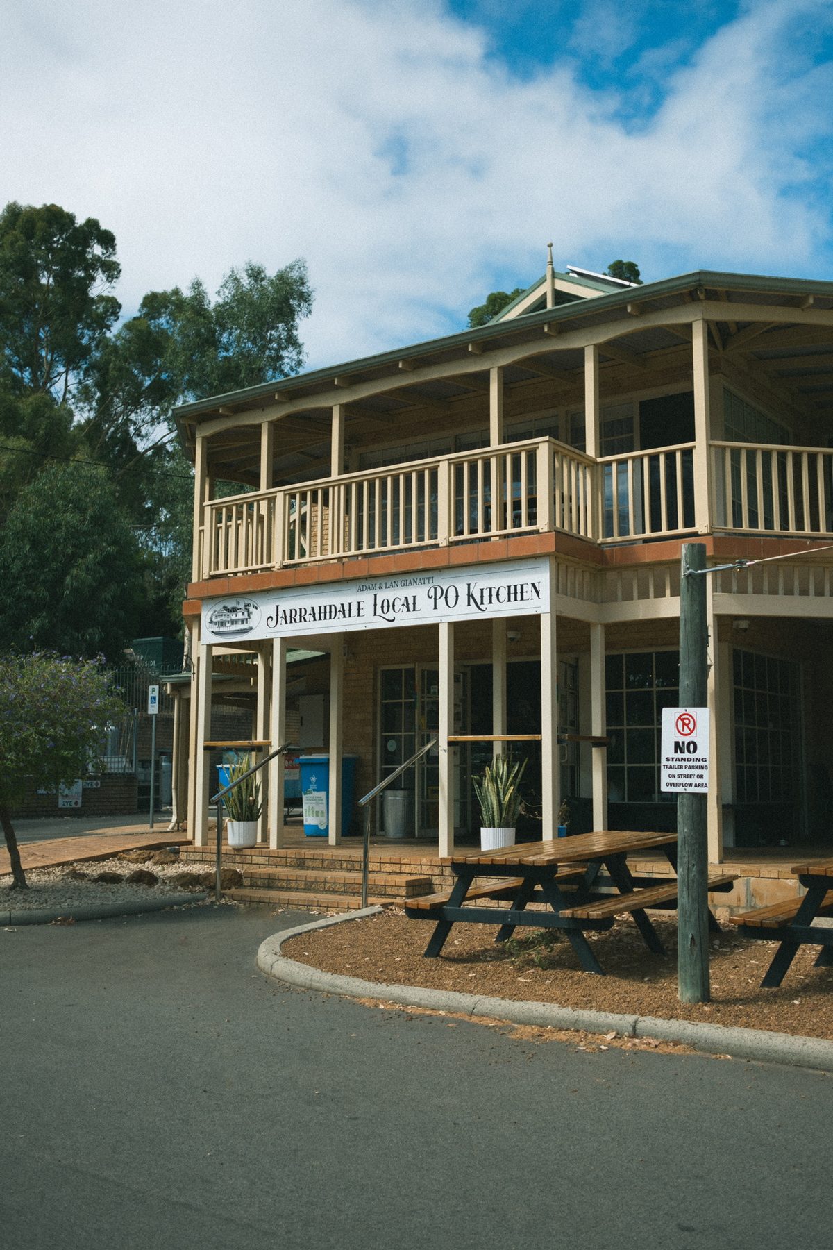 Jarrahdale Local PO Kitchen storefront, in the historic Post Office building